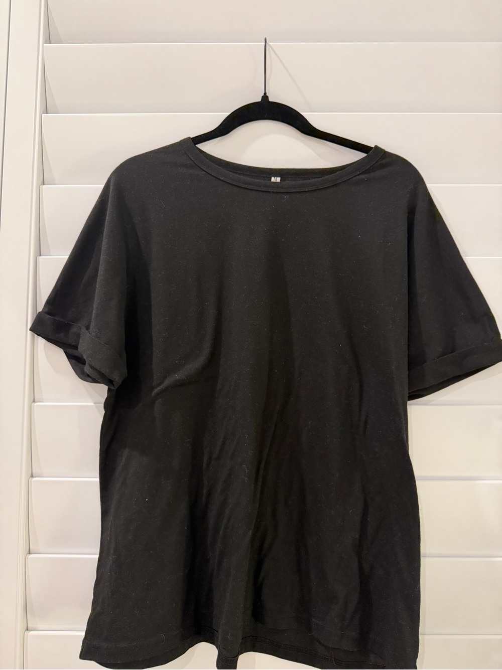 Women’s Boyfriend Tee Black Short Sleeve Tee